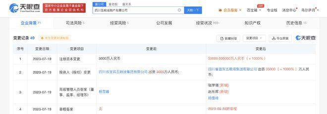 五糧液物產(chǎn)公司增資擴(kuò)產(chǎn)，薯類銷售業(yè)務(wù)迎來戰(zhàn)略升級